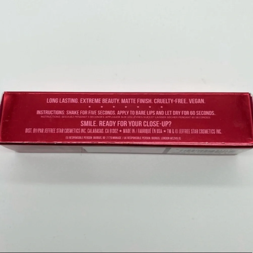 NEW! JEFFREE STAR ⭐️ VELOUR LIQUID LIPSTICK Cut Throat Love Dark Brick Red - Picture 8 of 16
